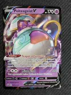 Polteageist V SWSH021 Holo Promo Sword & Shield Promo Pokemon Near Mint - Image 1