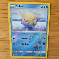 SPHEAL 49/236 POKEMON CARD (COSMIC ECLIPSE SET) REVERSE HOLO - Image 1
