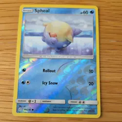 SPHEAL 49/236 POKEMON CARD (COSMIC ECLIPSE SET) REVERSE HOLO - Image 2