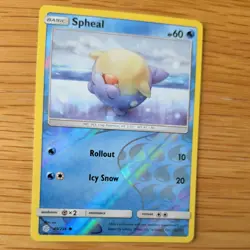 SPHEAL 49/236 POKEMON CARD (COSMIC ECLIPSE SET) REVERSE HOLO - Image 3