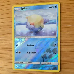SPHEAL 49/236 POKEMON CARD (COSMIC ECLIPSE SET) REVERSE HOLO - Image 4