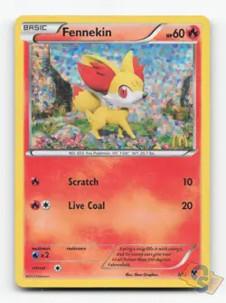 Pokemon TCG - Fennekin 003/012 Lightly Played Holo Promo McDonald's Promos 2014 - Image 1