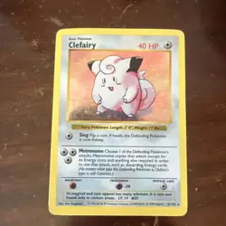 Pokemon - Clefairy shadowless 5/102 - Base Set Unlimited - Holo Hp - Image 4