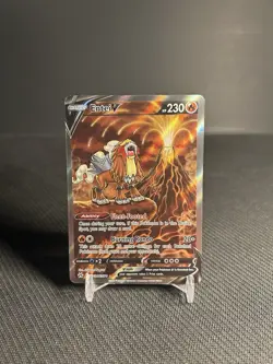 Pokemon TCG Entei V GG36/GG70 Crown Zenith: Galarian Gallery Holo MP - Image 1