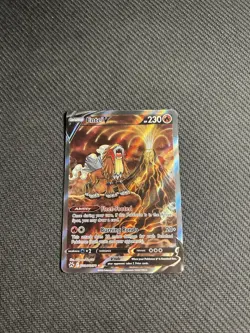 Pokemon TCG Entei V GG36/GG70 Crown Zenith: Galarian Gallery Holo MP - Image 3