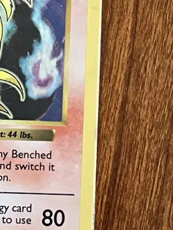Ninetales 012/102 Holo Base Set Shadowless Pokemon TCG - Image 3