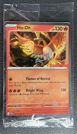 Ho-Oh 010/086 Galaxy GameStop Promo Stamped Sealed - Pokemon Chaos Rising - Image 1