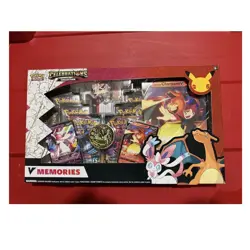 Pokemon TCG Celebrations V Memories Box Charizard Sylveon Promo English 2021 - Image 1