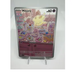 Milcery 152/142 Sv07 Stellar Crown IR Holo ENG Pokemon Card - Image 1