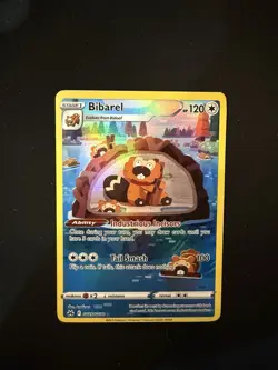 Pokemon Bibarel Ultra Rare Holo Crown Zenith Galarian Gallery GG25/GG70 Eng - Image 2