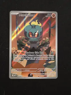 Pokemon TCG Marshadow 146/132 Mega Evolution Illustration Rare Holo Full Art - Image 1