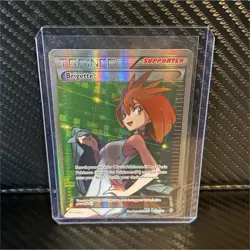 Pokemon TCG Brigette Trainer Full Art Ultra Rare Holo BREAKthrough 161/162 Eng - Image 1