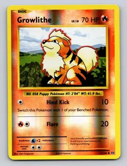 Growlithe 17/108 Common XY Evolutions Pokemon Reverse Holo NM - Image 1