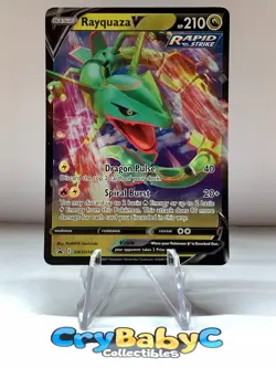 Pokemon Rayquaza V SWSH147 Sword & Shield BLACK STAR PROMO - Image 1