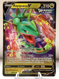 Pokemon Rayquaza V SWSH147 Sword & Shield BLACK STAR PROMO - Image 2