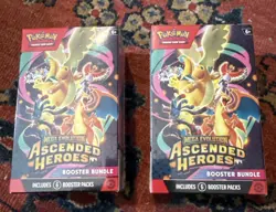 2 Pokemon Ascended Heroes Booster Bundles NEW & SEALED - PAIR (2) - Image 1