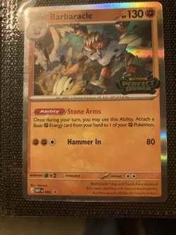 Pokemon Barbaracle 065 [STAMPED] BLACK STAR PROMO ⭐ Perfect Order EN - Rare Holo - Image 1