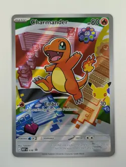 Near Mint 2026 Pokemon First Partner Illustration Collection Charmander MEP 038 - Image 1