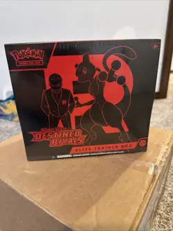 NEW FACTORY SEALED! Pokemon Destined Rivals Elite Trainer Box ETB - Image 1