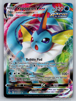 Vaporeon VMAX SWSH07: Evolving Skies - Pokemon NM 030/203 - Image 1