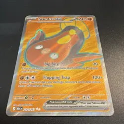Pokemon Stunfisk EX 252/217 ASC EN Ultra Rare Full Art Holo Basic HP 210 - Image 2