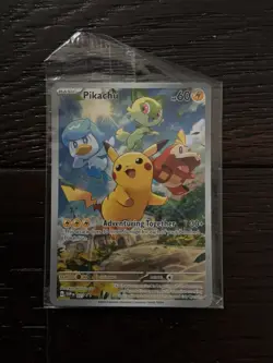 Pikachu #27 SEALED Pokemon TCG Black Star Promo Near Mint Paldea Evolved ETB 027 - Image 1