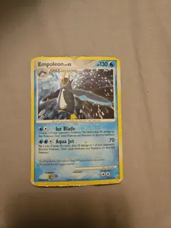 Empoleon Pokemon 4/130 Holo Rare Diamond & Pearl Moderately Played MP - Image 1