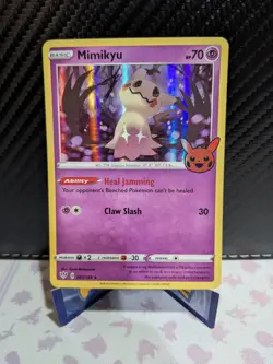 Mimikyu 081/189 Holo Promo Trick or Trade BOOster Pokemon TCG - (NM) - Image 1