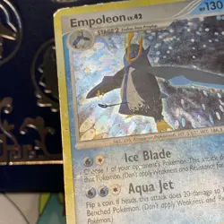 Heavily Played Empoleon - 4/130 - Holo Rare Pokemon Diamond & Pearl - Image 4
