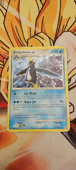 Pokemon Diamond & Pearl - Empoleon - 4/130 - Holo HP/DMG - Image 1