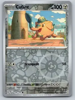 Cufant 149/193 Common Paldea Evolved Pokemon Reverse Holo Near Mint - Image 1