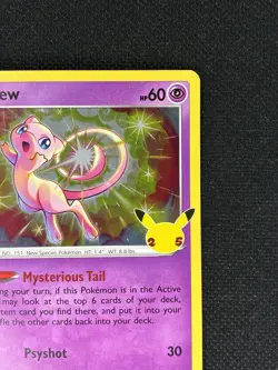 Pokemon TCG Celebrations 25th Anniversary Mew Holo 011/025 NEW NM - Image 3