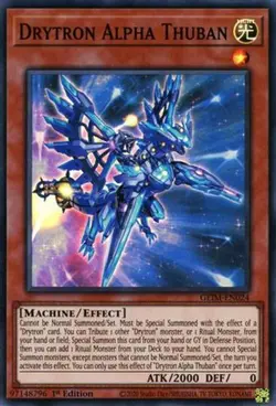 Yugioh - Drytron Alpha Thuban (Super Rare) (1st Edition) - GEIM-EN024 (P) - Image 1