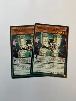 Yugioh Performapal U Go Golem 2x LEDD-ENC10 Common 1st Edition - Image 1