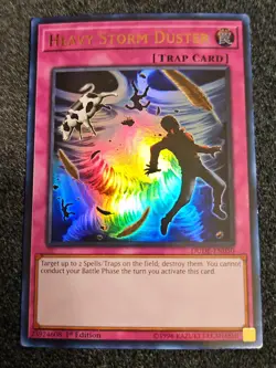 Heavy Storm Duster DUDE-EN050 Yu-Gi-Oh! Near Mint 1st Edition - Image 1