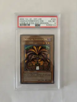 2002 Yu-Gi-Oh Exodia LOB-124 PSA 6 - Image 1