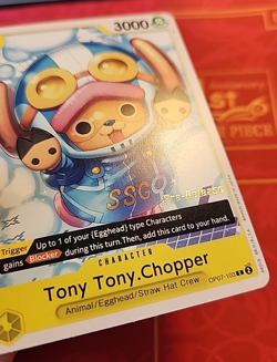 TONY TONY CHOPPER OP07-103 PRE-RELEASE STAMP, 2024 ONE PIECE CARD GAME OP07 500 - Image 4