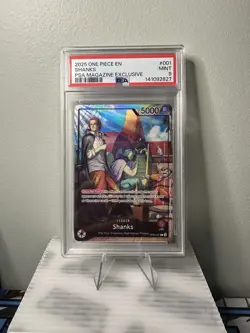 Shanks (2025 PSA Magazine Promo) OP09-001 One Piece Promotion Cards Foil - Image 1