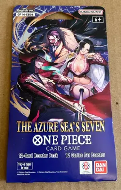 Lot Of 15 NEW One Piece TCG: The Azure Sea's Seven Sleeved Booster OP-14 English - Image 3