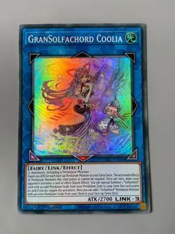 Gransolfachord Coolia - Super Rare 1st Edition CYAC-EN049 Yugioh - Image 1
