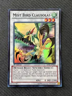 Yugioh Mist Bird Clausolas 1st Edition Super Rare JOTL-EN041 NM - Image 1