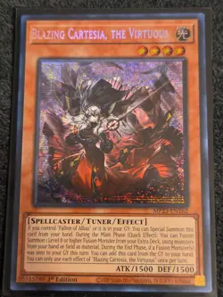 Blazing Cartesia, the Virtuous Prismatic Secret Rare MP23-EN162 Yugioh - Image 1
