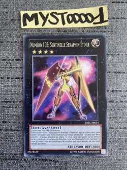 Carte Yu-gi-oh! Numero 102 Sentinelle Seraphin Etoile JOTL-FR053 Rare Occasion - Image 1