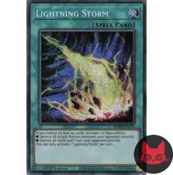 Yugioh Lightning Storm MP22-EN253 Secret Rare 1st Edition NM - Image 1