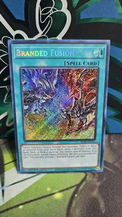 Yugioh Branded Fusion BLTR-EN111 Secret Rare 1st Ed NM - Image 1