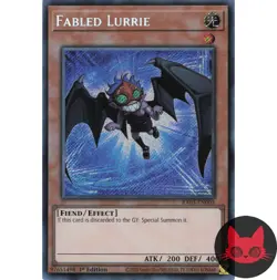Yugioh Fabled Lurrie RA03-EN003 Secret Rare 1st Edition NM - Image 1