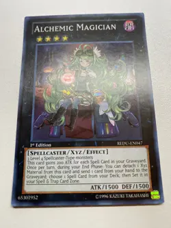 Yu-Gi-Oh! Alchemic Magician Super Rare 1st Edition REDU-EN047 MP - Image 1