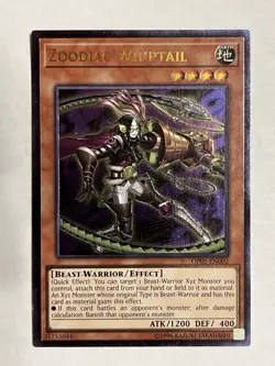 Zoodiac Whiptail OP05-EN002 Ultimate Rare English Light Play Yu-Gi-Oh! - Image 1