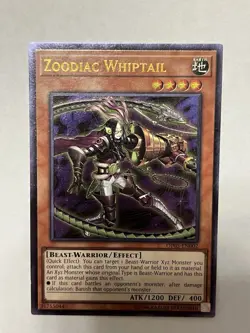Zoodiac Whiptail OP05-EN002 Ultimate Rare English Light Play Yu-Gi-Oh! - Image 2