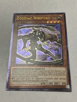 Zoodiac Whiptail OP05-EN002 Ultimate Rare English Light Play Yu-Gi-Oh! - Image 3